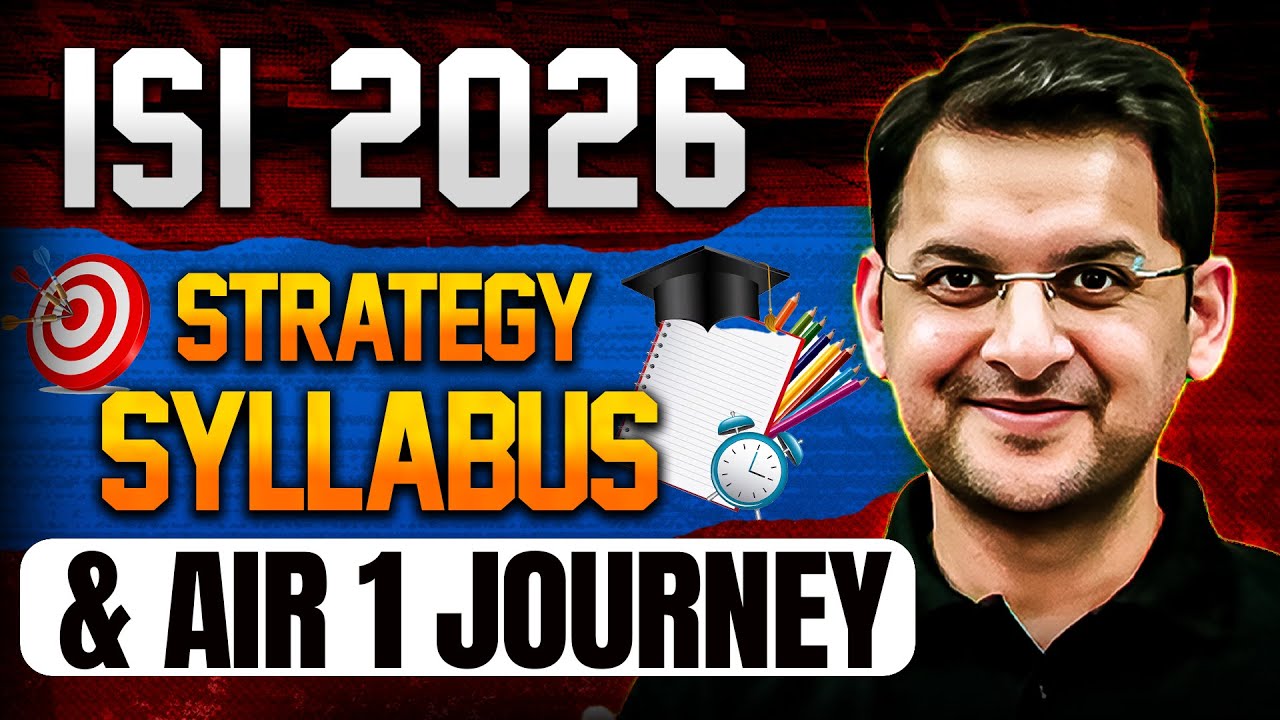 ISI 2026 : STRATEGY, SYLLABUS & AIR 1 JOURNEY | Indian statistical Institute | Abhay Sir | VOS