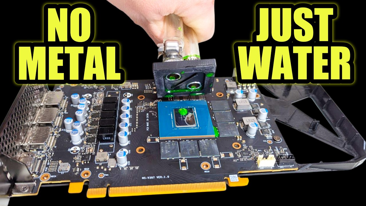 Я пустил воду прямо на работающий GPU