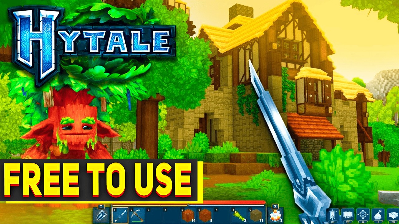 HYTALE - FREE TO USE GAMEPLAY | No copyright gameplay