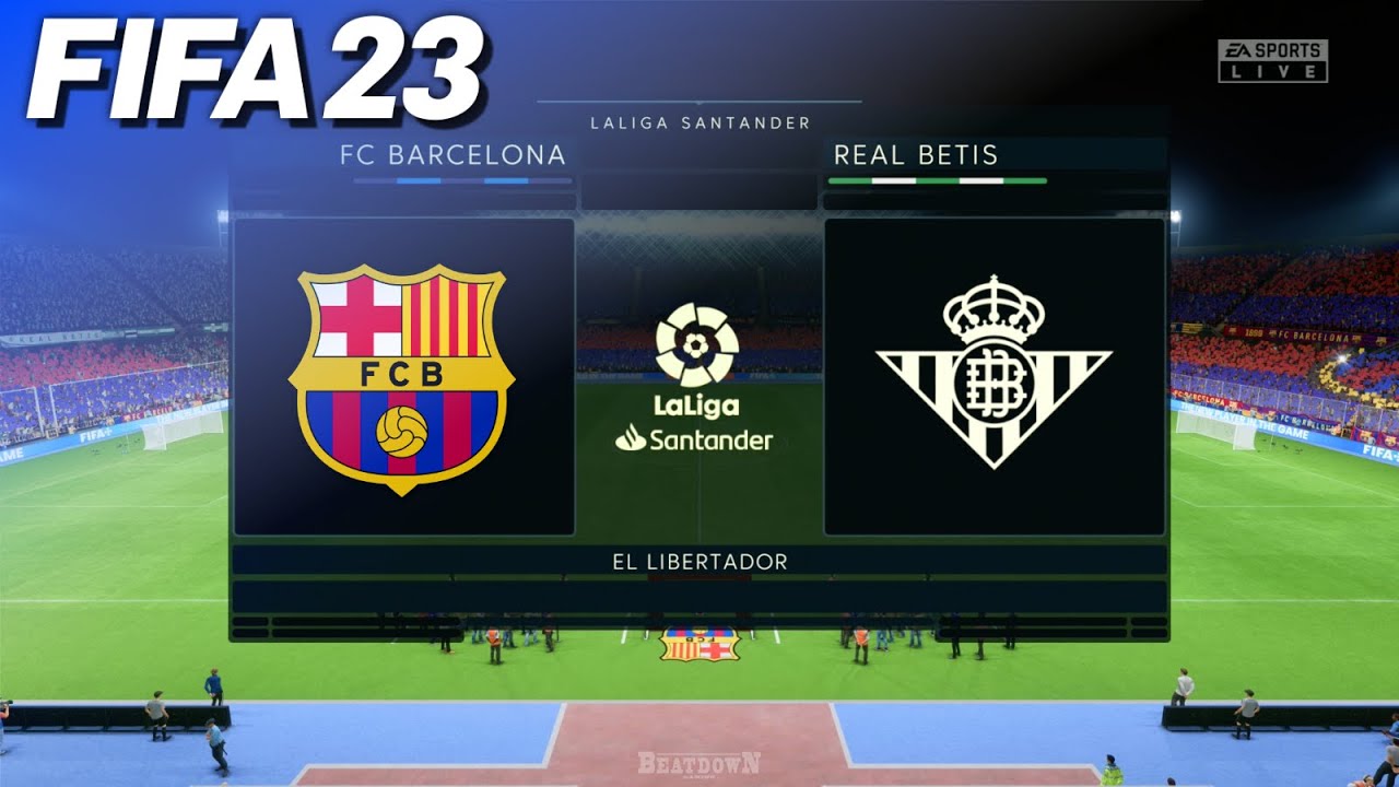 FIFA 23 - FC Barcelona vs. Real Betis | '23/'24 La Liga
