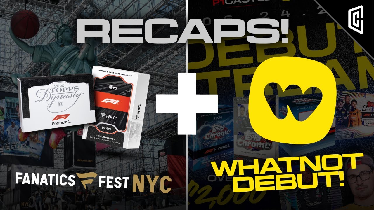 Selling Over $275,000 Worth Of Formula 1 Sports Cards at Fanatics Fest NYC