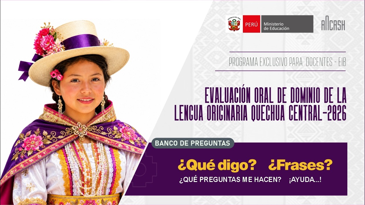 🔴📑PREGUNTA: N°00 ¿CÓMO INICIAR CONVERASACIÓN? EVALUACIÓN ORAL DE DOMINIO DE LENGUA ORIGINARIA 2024🗣️