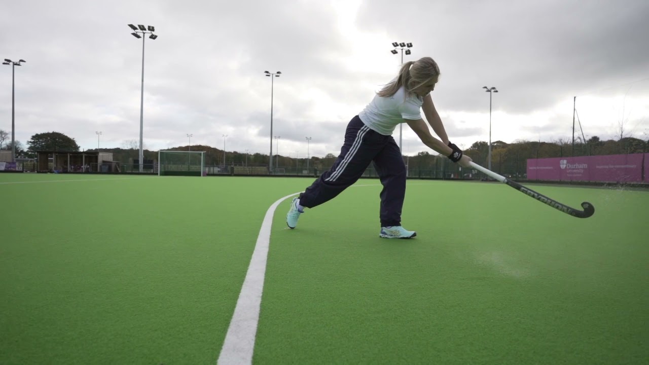 Learn to hit a ball with Scottish International hockey player Kerry-Anne Hastings