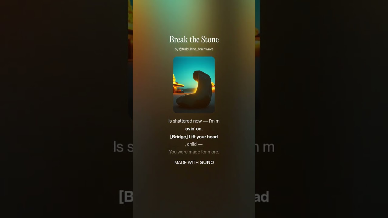 Break the Stone (with lyrics)