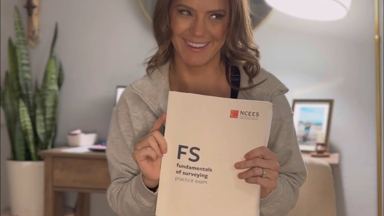 What I used to study for the Fundamentals of Surveying (FS) exam.