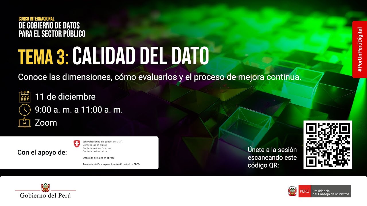 Tema 3 - Curso Internacional en Gobierno de Datos para el Sector Público