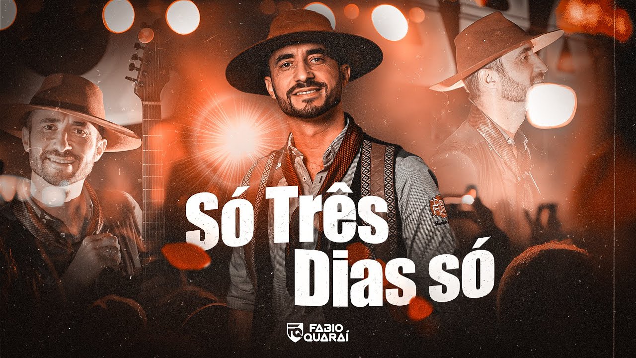 F&aacute;bio Quara&iacute; - S&oacute; Tr&ecirc;s Dias S&oacute; (Lyric V&iacute;deo)