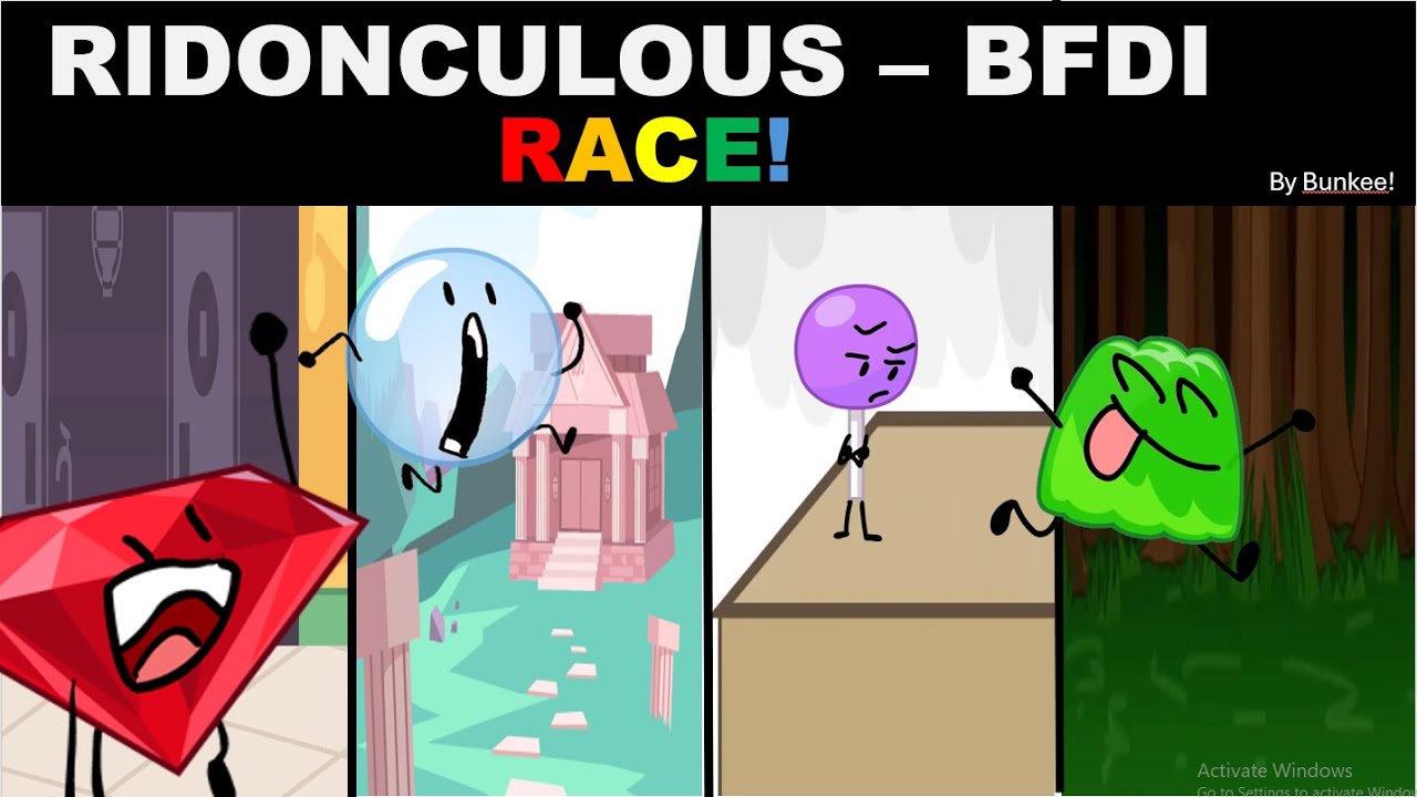 The Ridonculous-Bfdi Race!