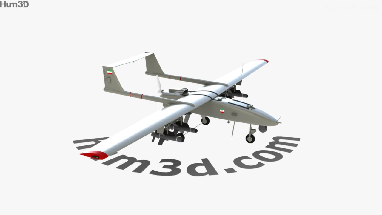 Qods Mohajer-6 3D model by 3DModels.org