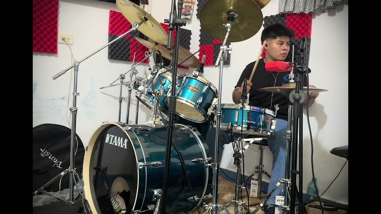Lo sentimos en el viento/ Cristo te salva / COVER / batería 