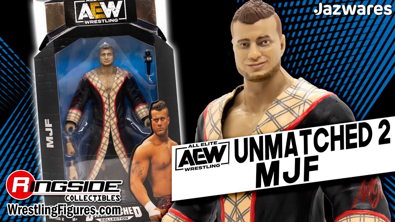 AEW Figure Insider: MJF - Jazwares AEW Unmatched 2 Maxwell Jacob Friedman Wrestling Action Figure!