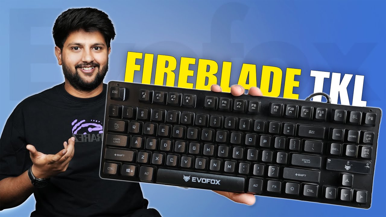EvoFox Fireblade TKL Semi-Mechanical Gaming Keyboard Review – Worth Buying in 2025?