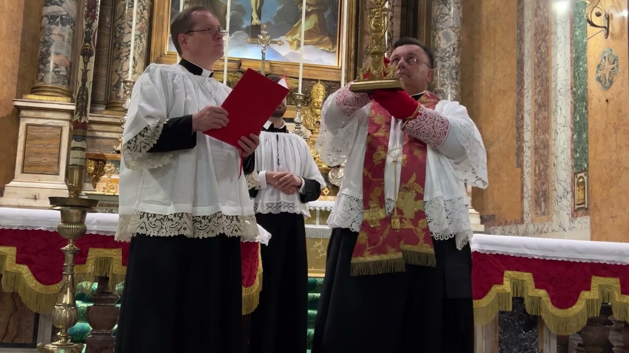 1 November 2023 - Feast of All Saints - Exposition of Relics at SS Trinità dei Pellegrini