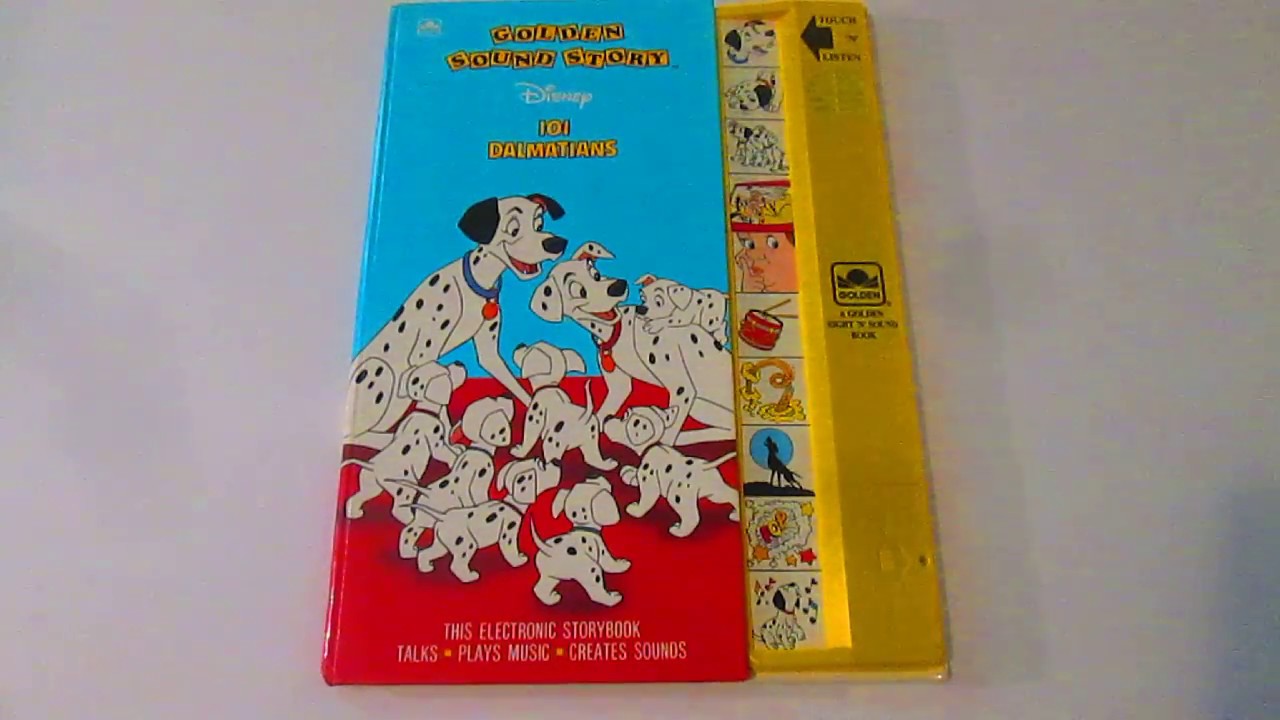 DISNEY 101 Dalmatians Electronic Storybook Golden Sound Story