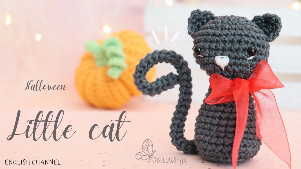 Crochet cat Amigurumi / sub 🇺🇸🇪🇸 / Gretawings in English