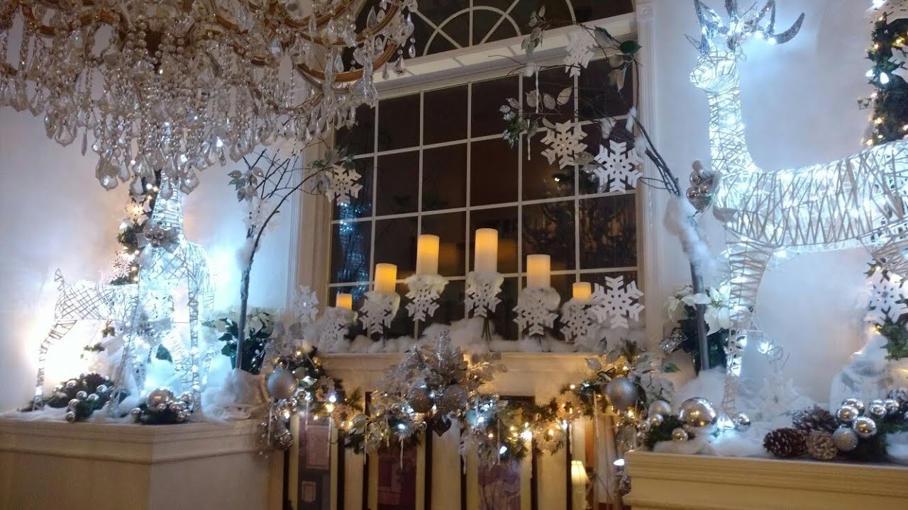 Christmas 2017-Ice& Snow Themed Entrance Foyer Section A-Part 14 in Series 2017