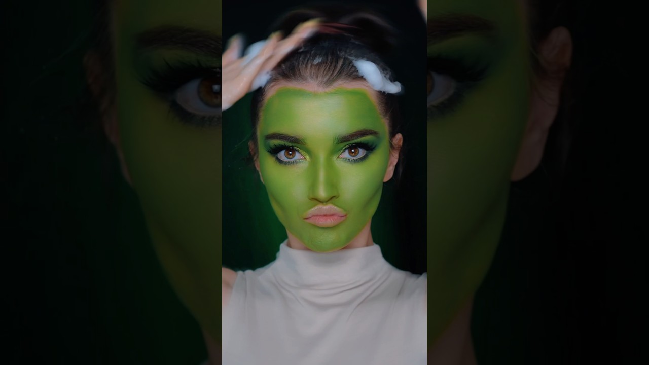 The Mask 💛💚 #themask #makeup #mask