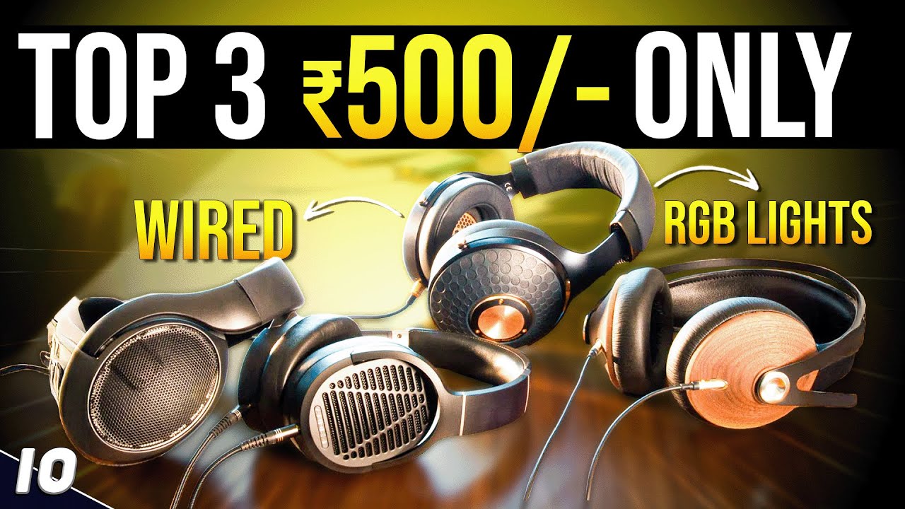 Best Wired Headphones Under 500 (2025)⚡ Top Picks⚡ Top 5 Best Gaming Headphones Under 500