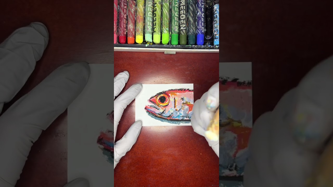 Oil pastel ACEO listing update!