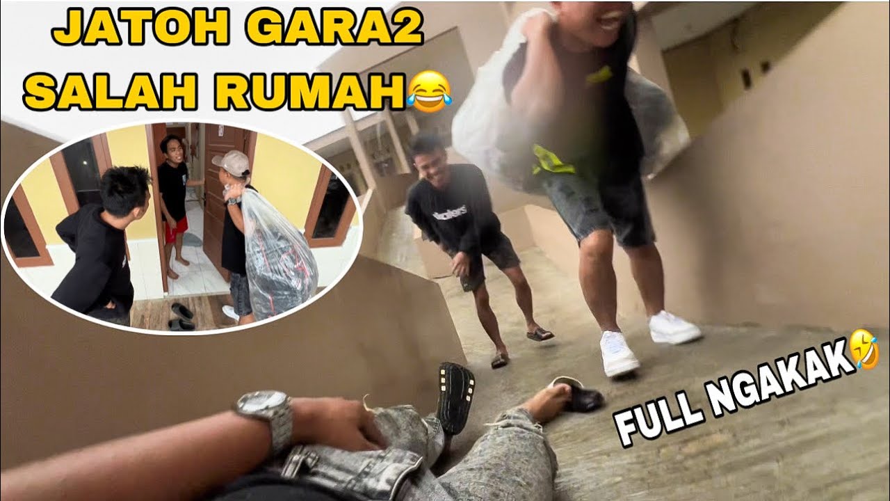 ANTER HODIE DAN GREBEK RUMAH TEAM SEMVACK‼️AKANG MV JADI TUKANG PAKET