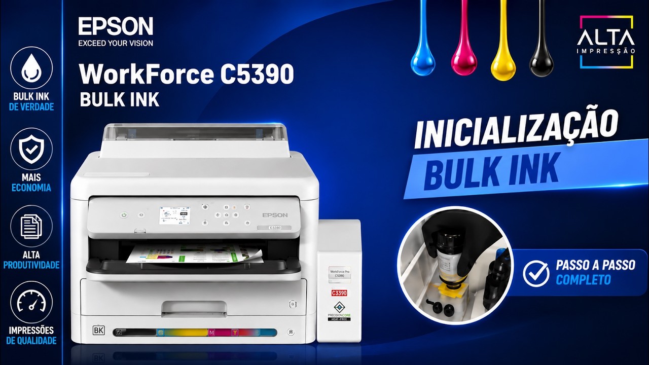 Inicialização Bulk Ink Epson WorkForce C5390