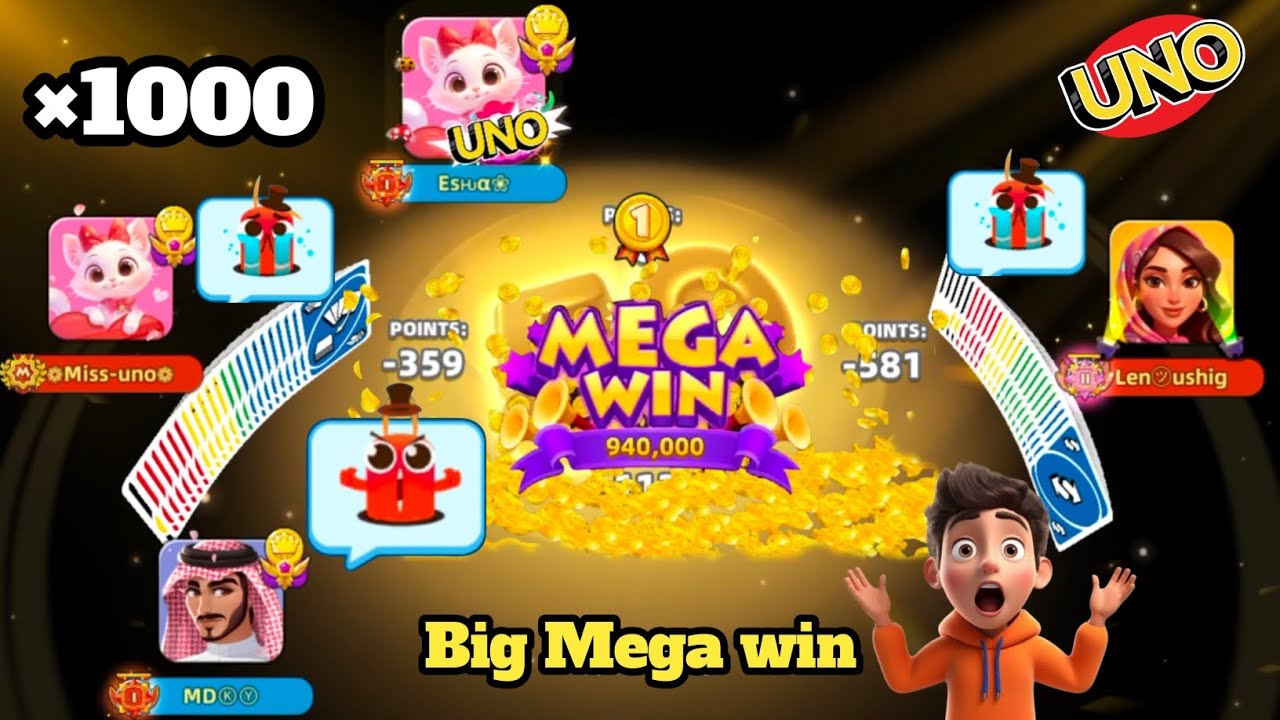 UNO! Mobile Game || Wild weekend X1000 with +6+4 cards 