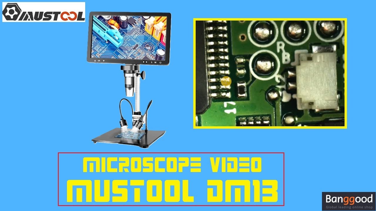 Cyrob : L'excellent microscope vid&eacute;o Mustool DM13