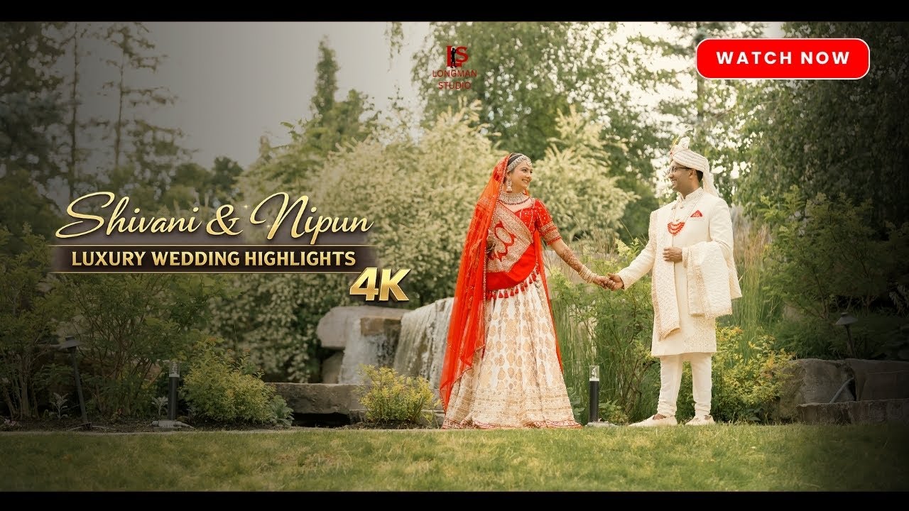 Latest Brampton Best Indian Gujrati Wedding | Shivani & Nipun | 4k Cinematic Video | Longman Studio
