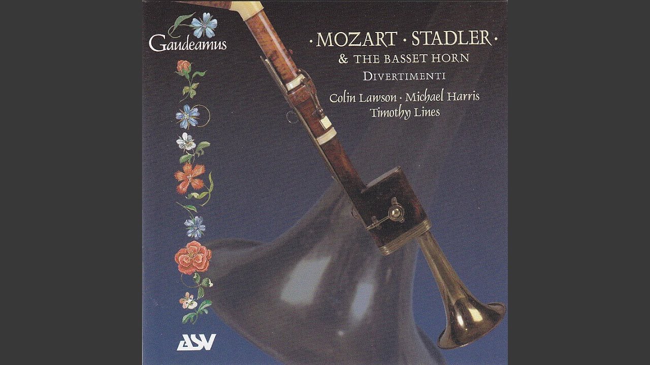 Mozart: Divertimento No. 1 for 3 Basset Horns, K.439b: 1. Allegro