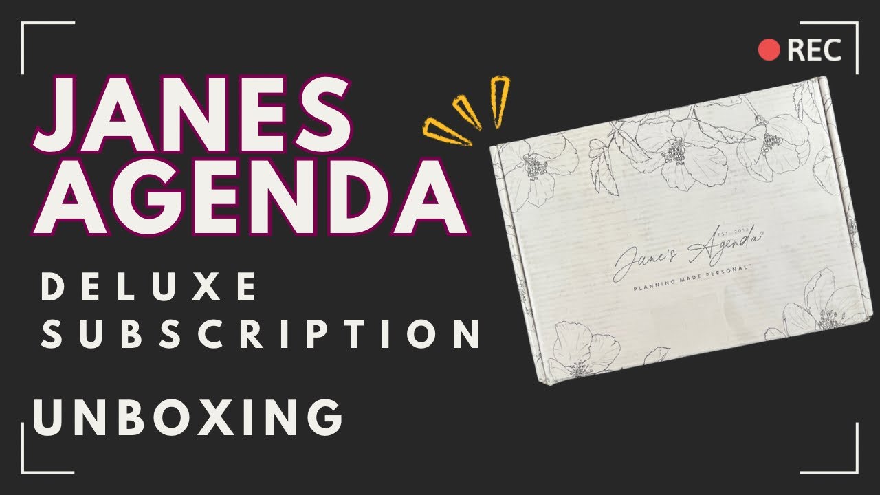 Janes Agenda Deluxe Subscription Box | July 2024