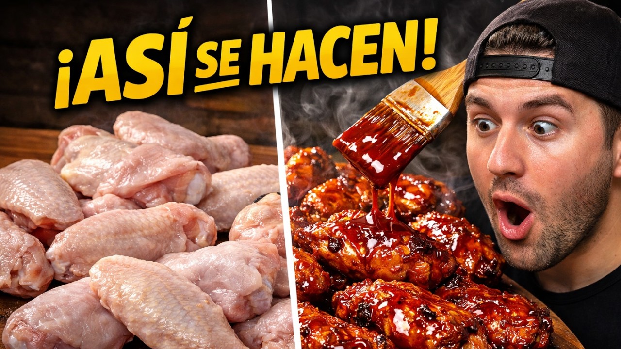 Cómo Hacer Alitas de Pollo BBQ CRUJIENTES y JUGOSAS | Receta Fácil Paso a Paso (Dji Osmo Action 6)