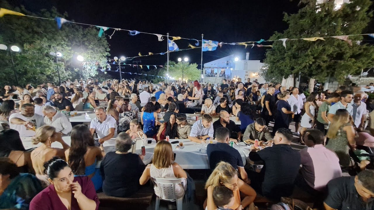 Κάλυμνος-Γλέντι στήν Παναγία τών Αργινωντών 24-8-2025