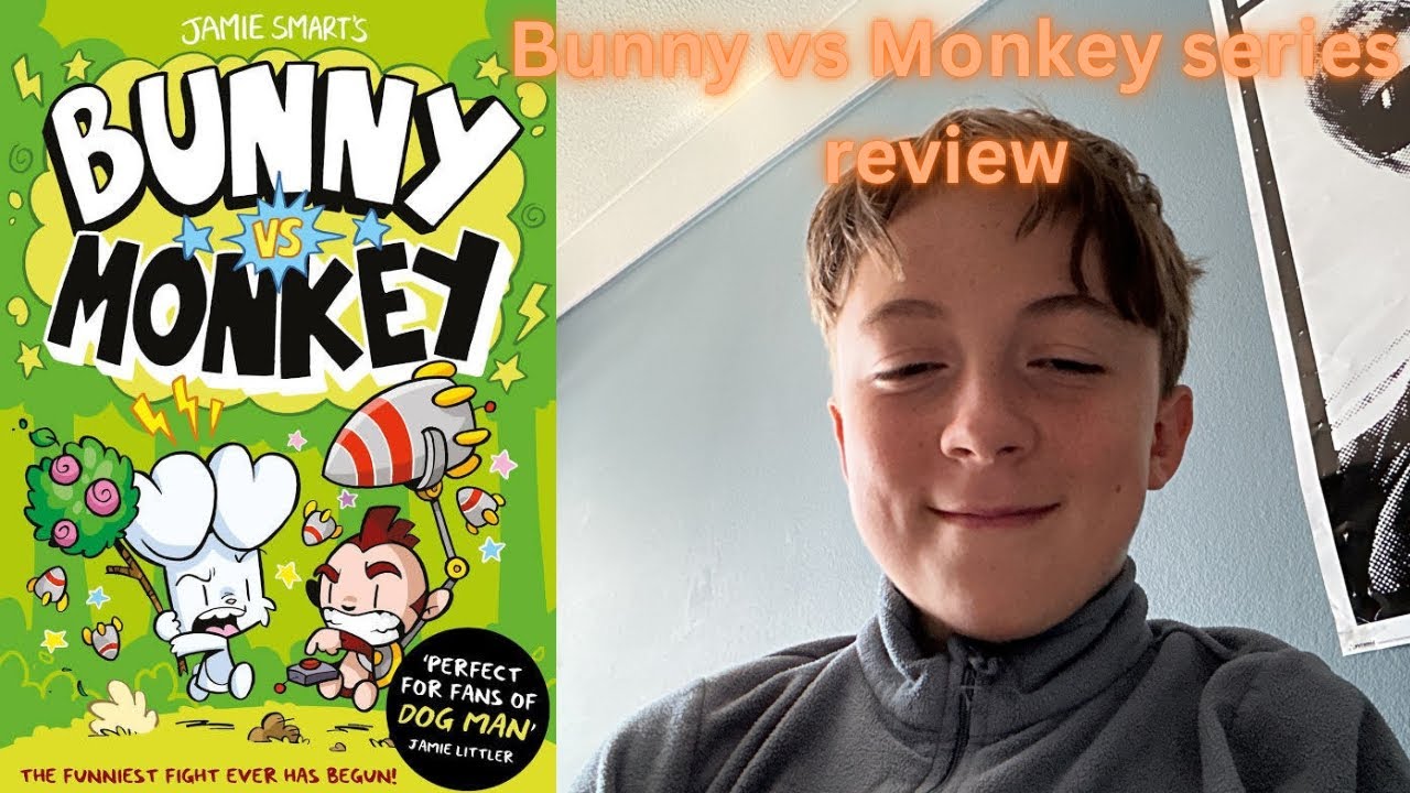 Bunny vs Monkey series by Jamie Smart kids book review