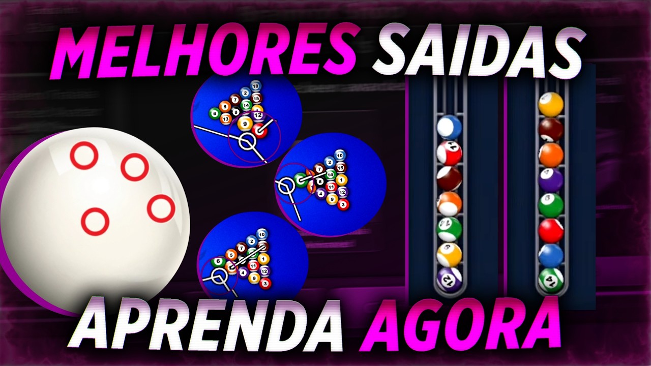 VIRE UM PROFISSIONAL HOJE MESMO USANDO ESSAS SAIDAS NAS SUAS PARTIDAS - 8 Ball Pool