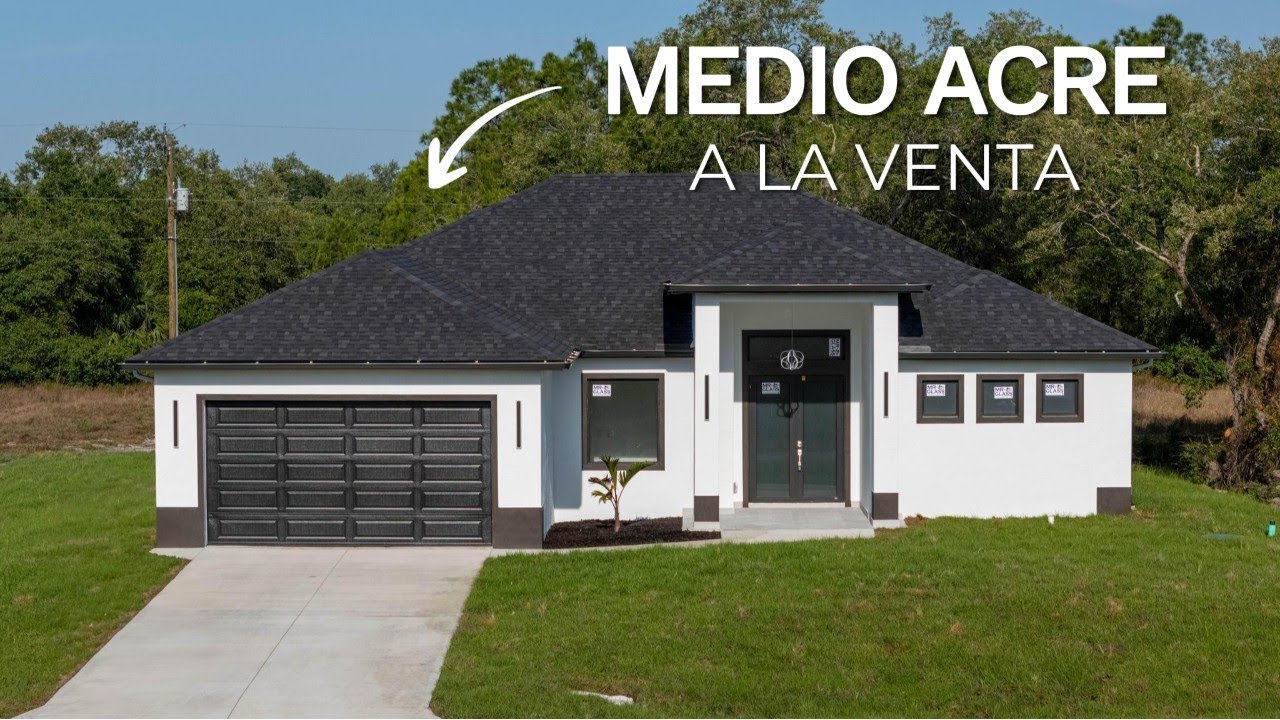 🏡 ¡Tu Oasis en Florida SIN HOA, SIN CDD y SIN Zona Inundable! 🌴✨ Nueva Construcción en Medio Acre