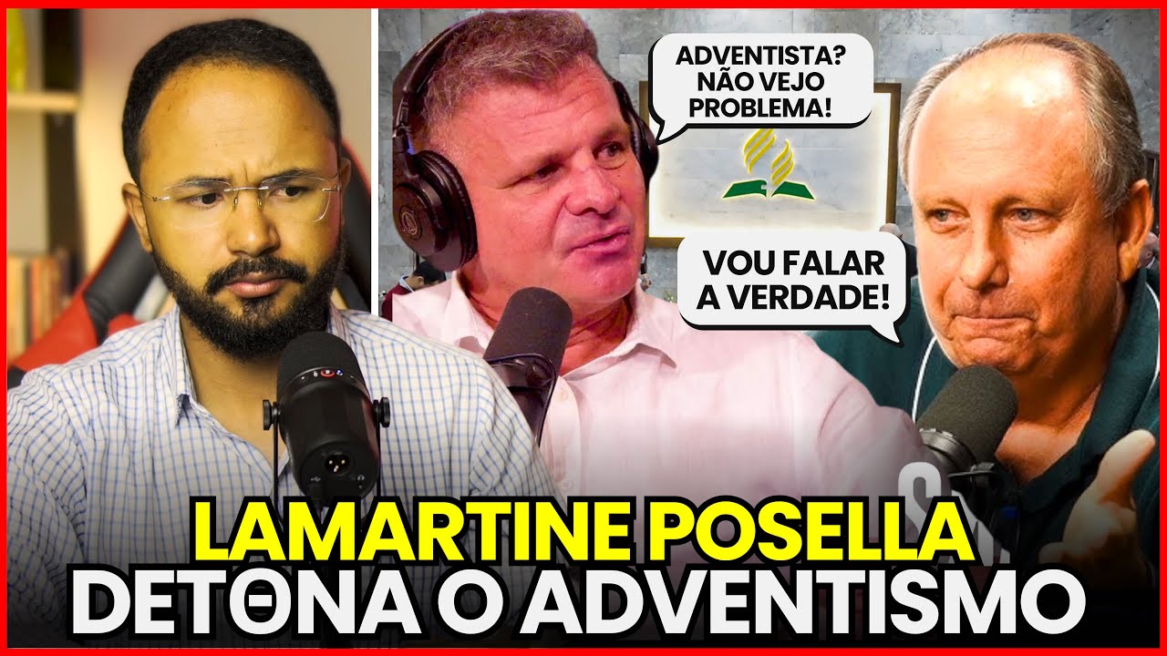 LAMARTINE CHΘCA OS ADVENTISTAS AO AFIRMAR QUE É UMA S3ITA - RODRIGO SILVA FOI CITADO!