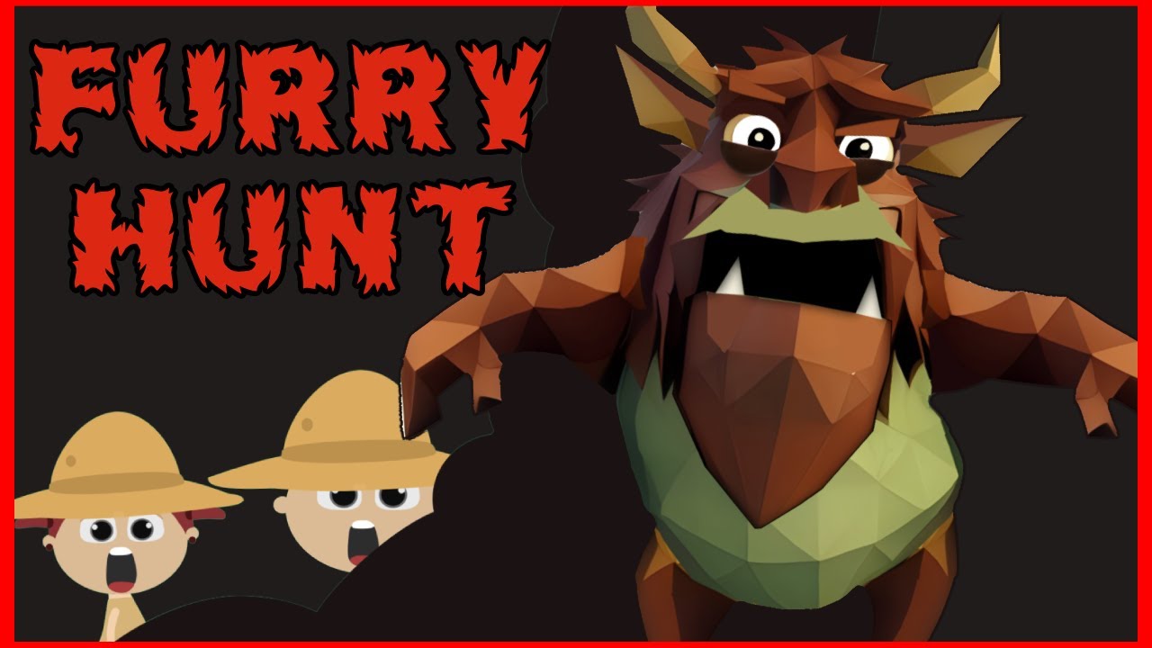We're going on a FURRY MONSTER HUNT | Bear hunt spooky story | Cartoon for kids!