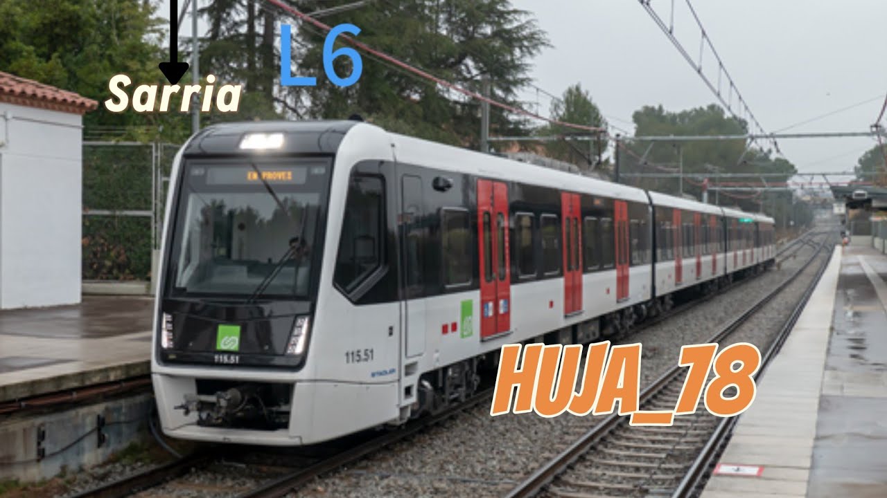 De Pl. Catalunya &agrave; Sarria avec la L6 ! FGCSIM, Huja_78