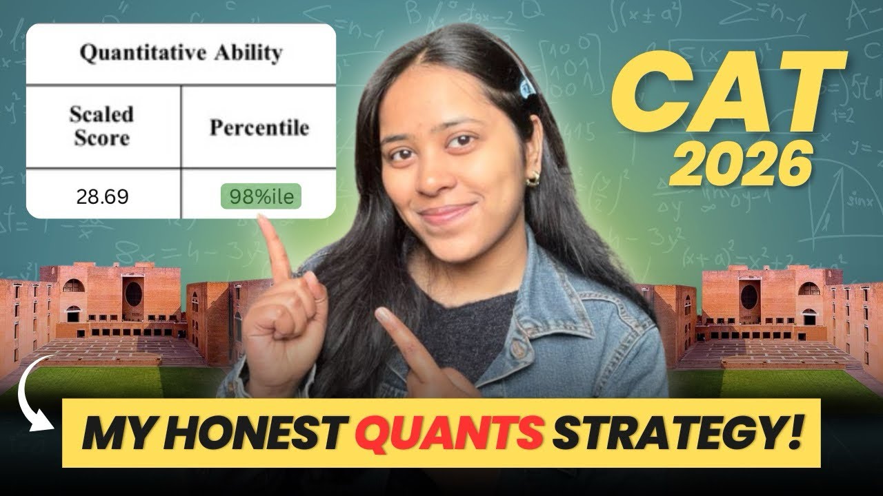How I Scored 98%ile in CAT Quants 2023 (Slot 3) as a Non Engineer | Quants Roadmap For CAT 2026 Exam
