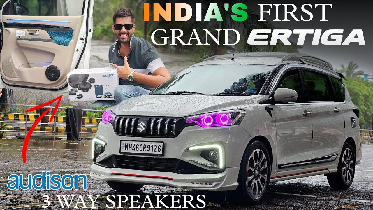 BEST MODIFIED GRAND ERTIGA WITH AUDISON 3 WAY SPEAKER,17