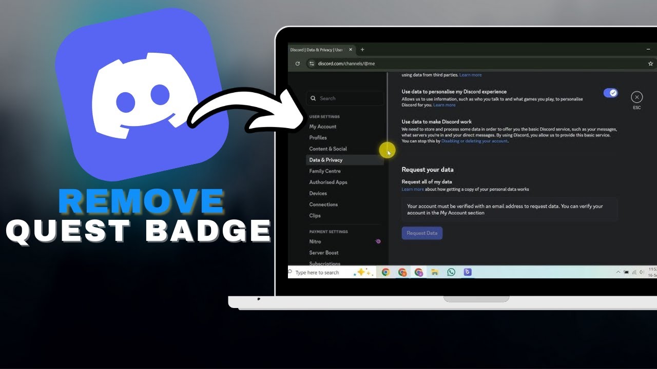 How to Remove Quest Badge on Discord in SECONDS!