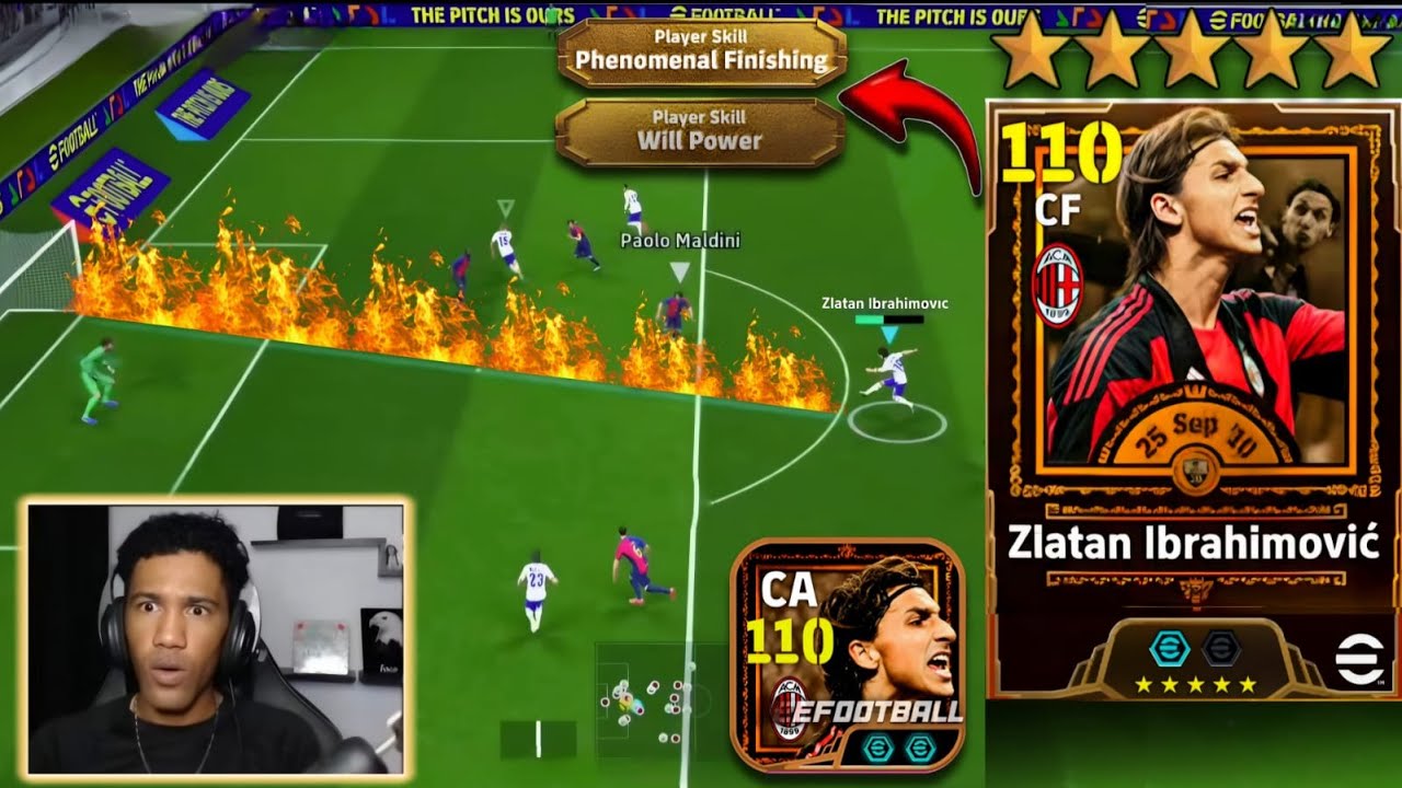 😎 IBRAHIMOVIC 110 melhor JOGADOR do eFootball 2026 Mobile