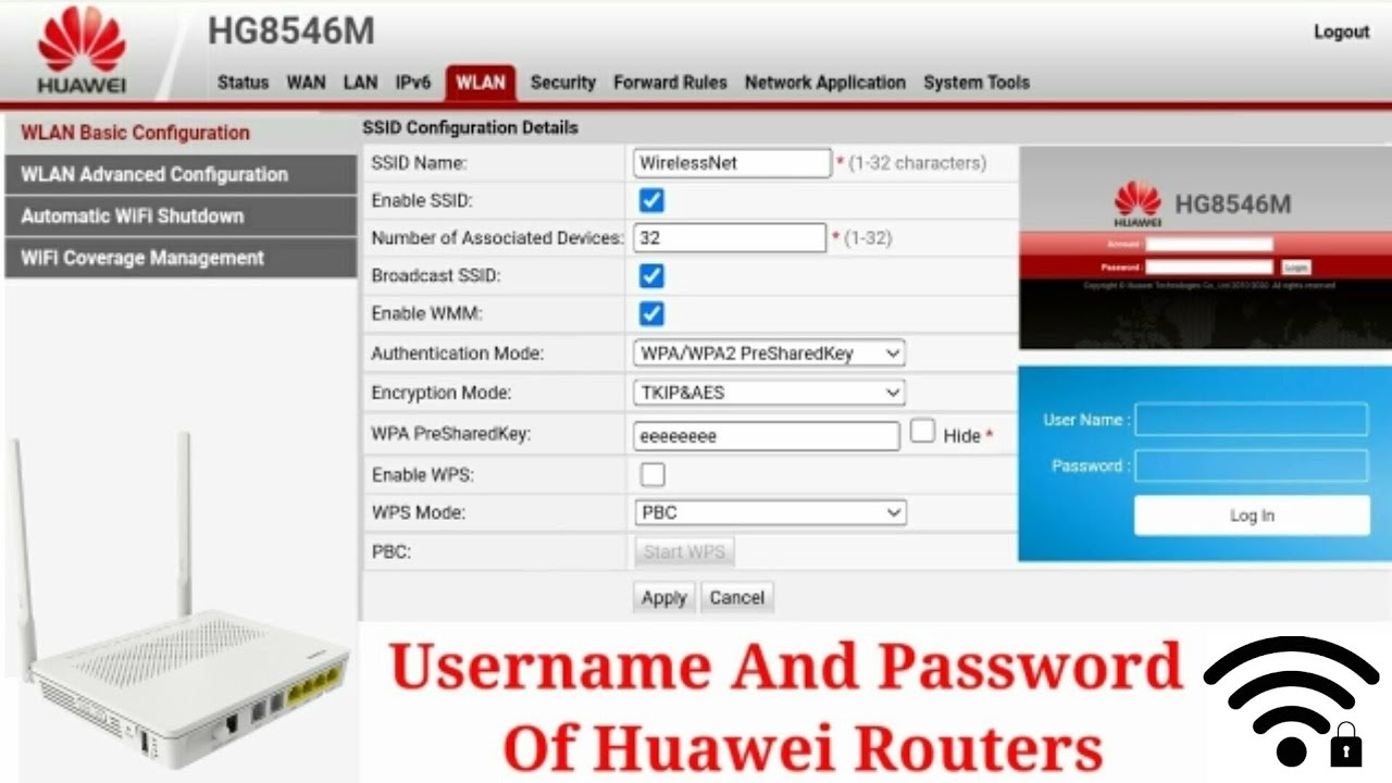 Username And Password Of Huawei Wifi | Huawei HG8546M Wifi Login | Huawei Wifi Password Change