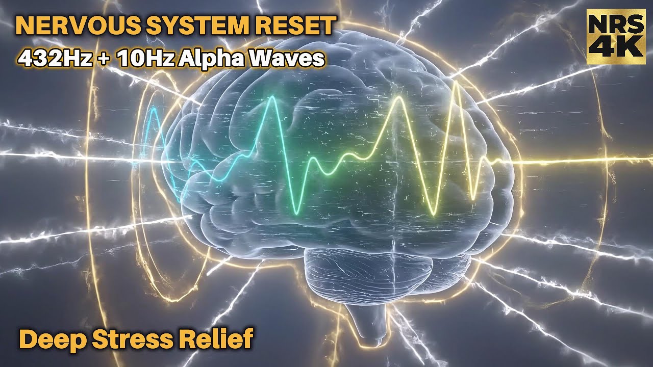 432Hz + 10Hz Alpha Waves | Nervous System Reset & Deep Stress Relief (Wellness Wednesday)