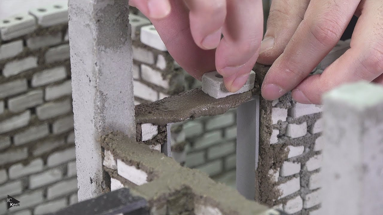How to build a brick wall - BRICKLAYING - Concrete Column