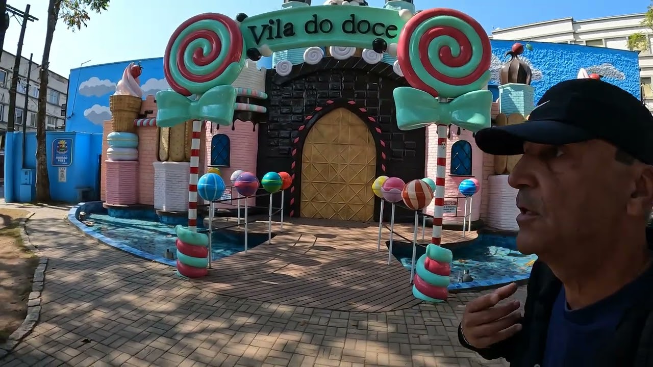 Como é a Vila do Doce e o Festival do Chocolate de Ribeirão Pires ABC Paulista São Paulo Brasil 4k