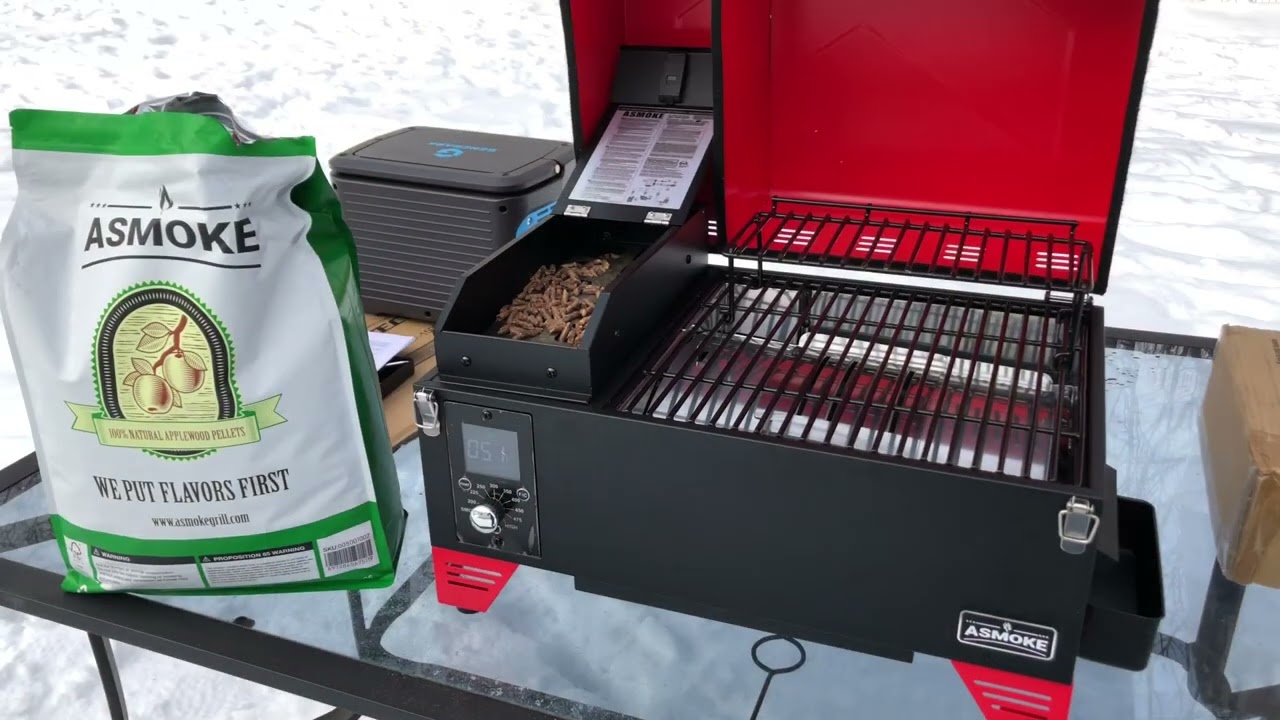 ASMOKE AS350 Portable Wood Pellet Grill & Smoker | Portable Pellet Grill Unboxing