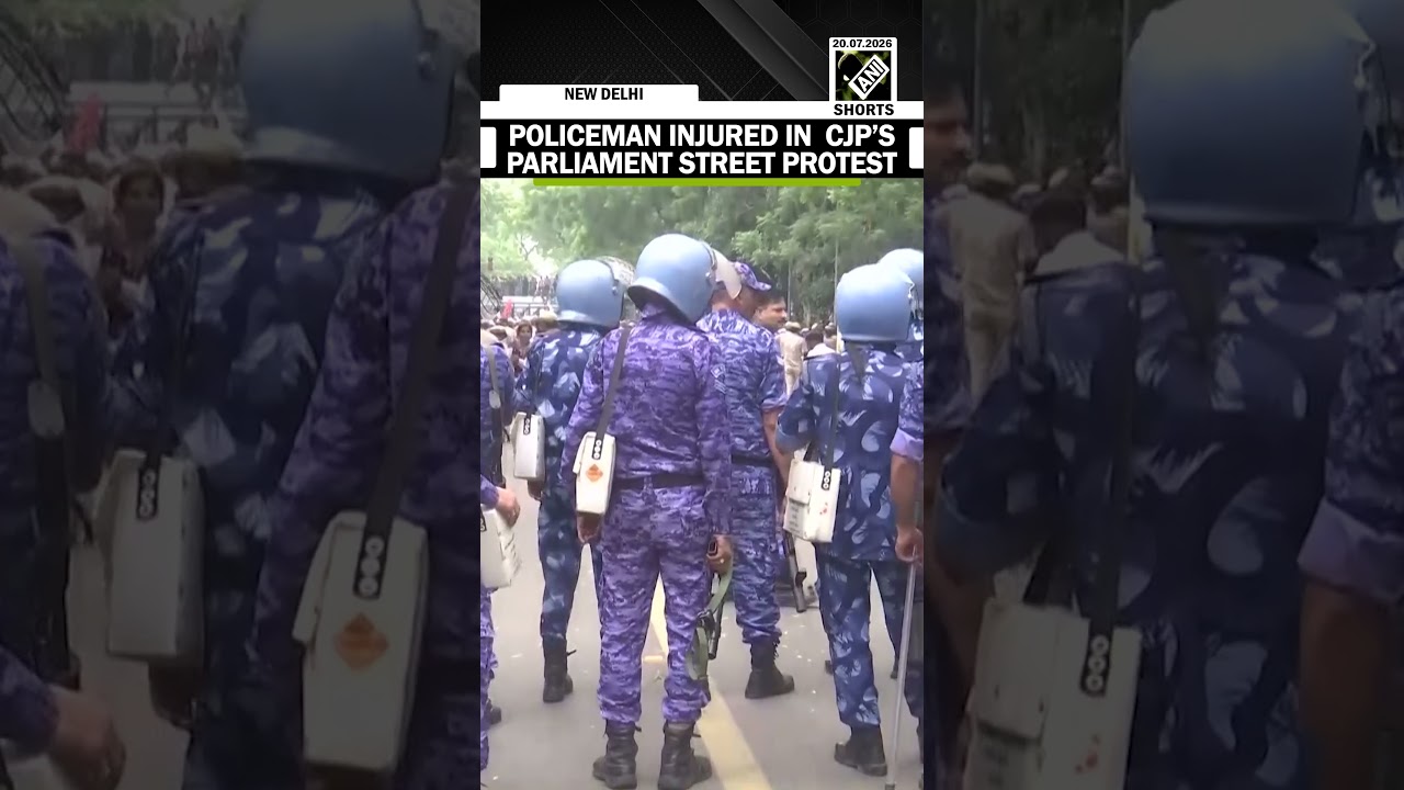 CJP&rsquo;s Protest: Protesters and Delhi Police personnel injured in Parliament Street clashes