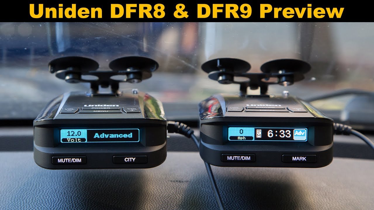Uniden DFR8 and DFR9 Hands-on Overview