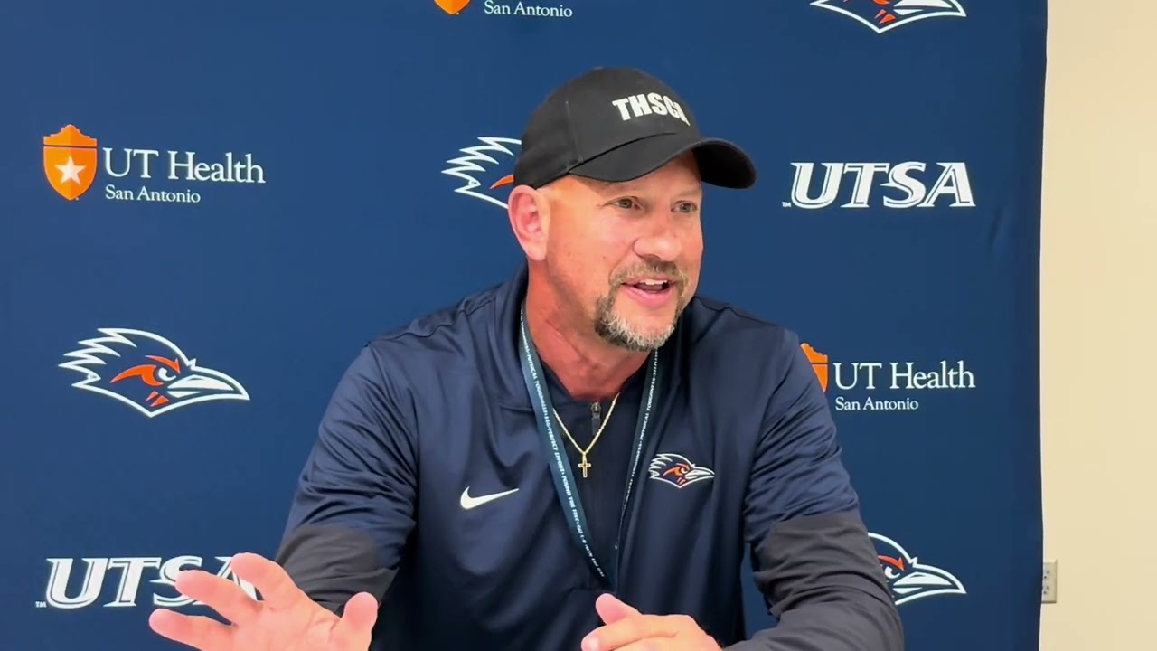 UTSA Head Coach Jeff Traylor  Postgame Interview 17-16 Win Over CSU 9.20.25
